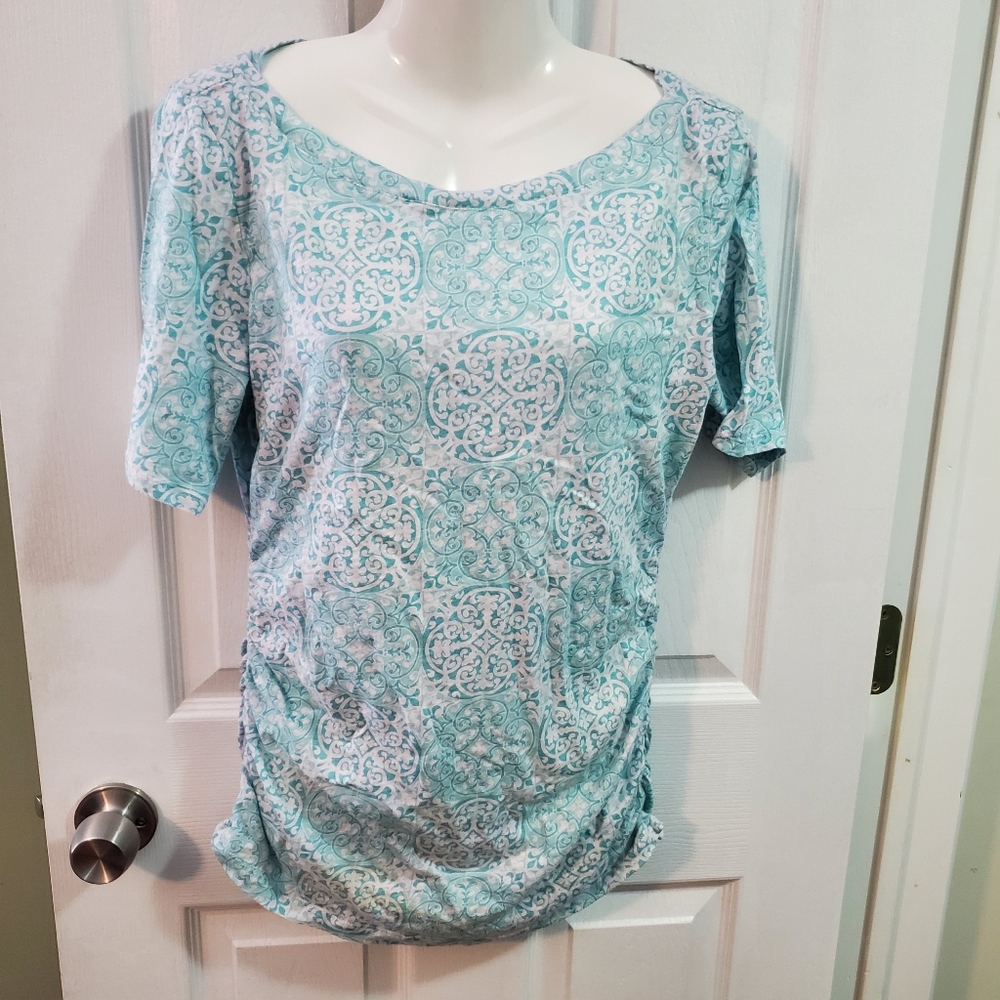 Light blue blouse